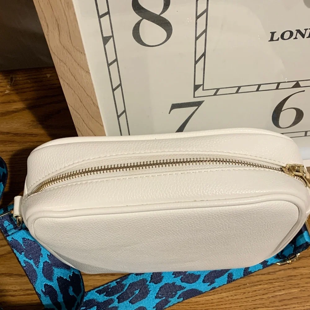 Ah Dorned Crossbody Bag with Blue Strap